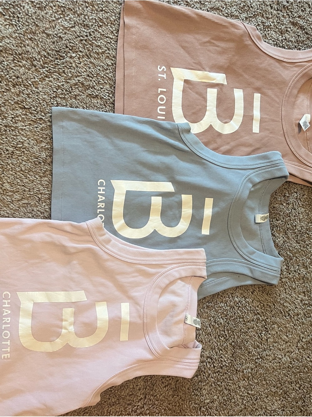 Set of 3 barre3 tank tops